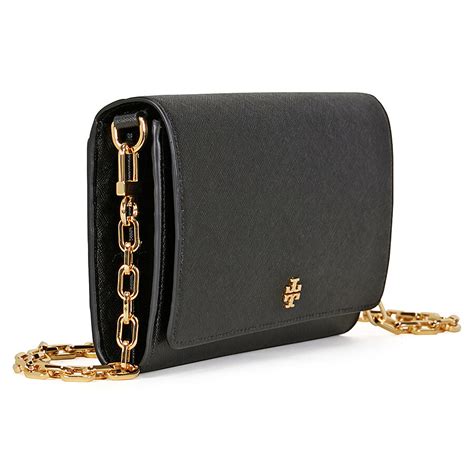 tory burch chain purse|tory burch chain wallet black.